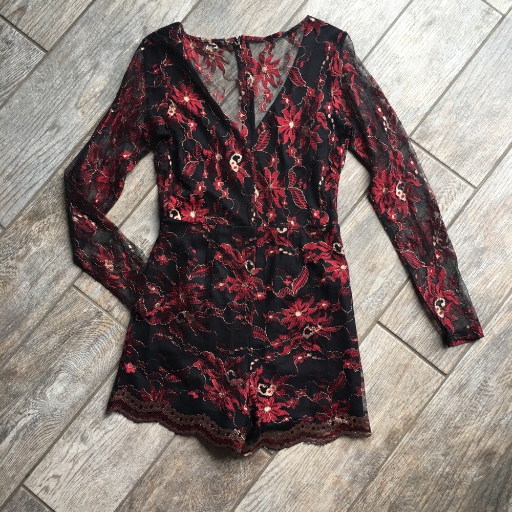 CR | Lace Covered Romper